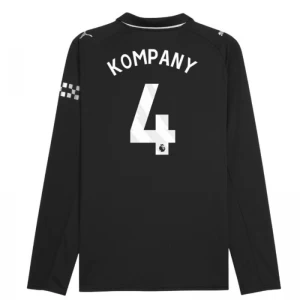 Manchester City Fußballtrikot 2025-26 Vincent Kompany #4 Auswärtstrikot Herren Langarm
