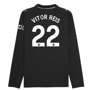 Manchester City Fußballtrikot 2025-26 Vitor Reis #22 Auswärtstrikot Herren Langarm
