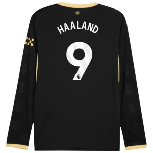 Manchester City Fußballtrikot 2026-27 Erling Haaland #9 Auswärtstrikot Herren Langarm
