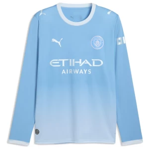 Manchester City Fußballtrikot 2026-27 Heimtrikot Herren Langarm