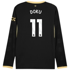Manchester City Fußballtrikot 2026-27 Jérémy Doku #11 Auswärtstrikot Herren Langarm