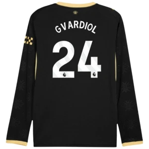 Manchester City Fußballtrikot 2026-27 Josko Gvardiol #24 Auswärtstrikot Herren Langarm