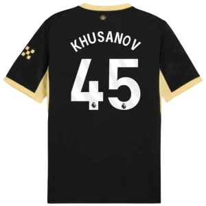 Manchester City Fußballtrikot 2026-27 Khusanov #45 Auswärtstrikot Herren