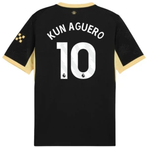 Manchester City Fußballtrikot 2026-27 Kun Aguero #10 Auswärtstrikot Herren