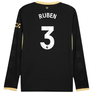 Manchester City Fußballtrikot 2026-27 Ruben #3 Auswärtstrikot Herren Langarm