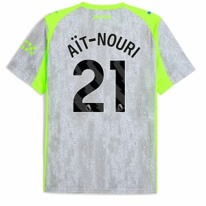 Manchester City Fußballtrikot Ait-nouri #21 2025-26 Ausweichtrikot Herren