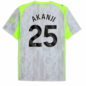 Manchester City Fußballtrikot Akanji #25 2025-26 Ausweichtrikot Herren