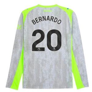 Manchester City Fußballtrikot Bernardo Silva #20 2025-26 Ausweichtrikot Herren Langarm