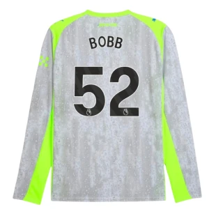 Manchester City Fußballtrikot Bobb #52 2025-26 Ausweichtrikot Herren Langarm