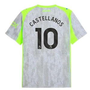 Manchester City Fußballtrikot Castellanos #10 2025-26 Ausweichtrikot Herren