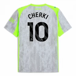 Manchester City Fußballtrikot Cherki #10 2025-26 Ausweichtrikot Herren