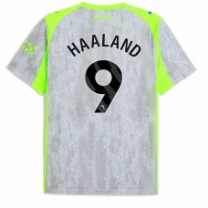 Manchester City Fußballtrikot Erling Haaland #9 2025-26 Ausweichtrikot Herren