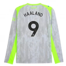 Manchester City Fußballtrikot Erling Haaland #9 2025-26 Ausweichtrikot Herren Langarm
