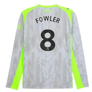 Manchester City Fußballtrikot Fowler #8 2025-26 Ausweichtrikot Herren Langarm