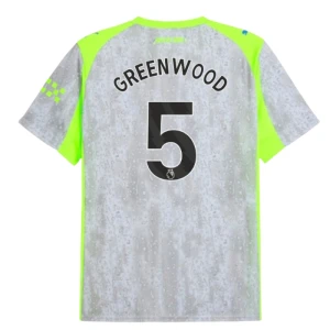 Manchester City Fußballtrikot Greenwood #5 2025-26 Ausweichtrikot Herren