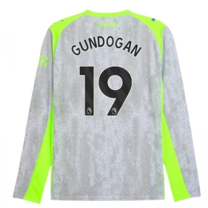 Manchester City Fußballtrikot Gundogan #19 2025-26 Ausweichtrikot Herren Langarm