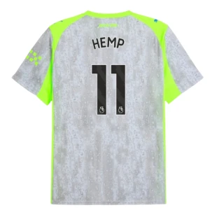 Manchester City Fußballtrikot Hemp #11 2025-26 Ausweichtrikot Herren