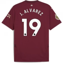 Manchester City Fußballtrikot J. Alvarez #19 2024-25 Ausweichtrikot Herren