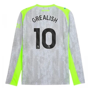 Manchester City Fußballtrikot Jack Grealish #10 2025-26 Ausweichtrikot Herren Langarm