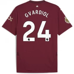 Manchester City Fußballtrikot Josko Gvardiol #24 2024-25 Ausweichtrikot Herren