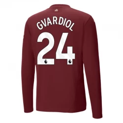 Manchester City Fußballtrikot Josko Gvardiol #24 2024-25 Ausweichtrikot Herren Langarm