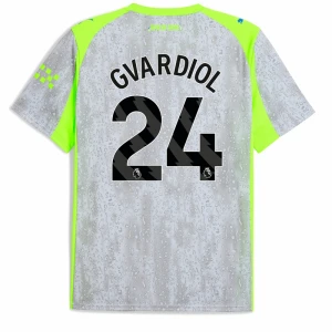 Manchester City Fußballtrikot Josko Gvardiol #24 2025-26 Ausweichtrikot Herren