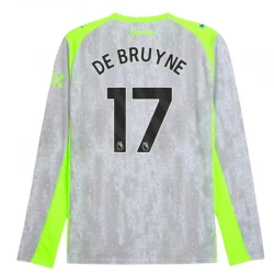 Manchester City Fußballtrikot Kevin De Bruyne #17 2025-26 Ausweichtrikot Herren Langarm