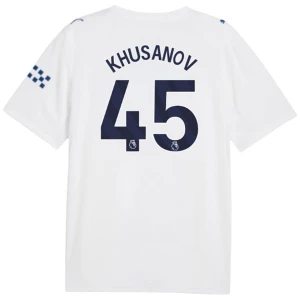 Manchester City Fußballtrikot Khusanov #45 2026-27 Ausweichtrikot Herren