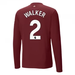 Manchester City Fußballtrikot Kyle Walker #2 2024-25 Ausweichtrikot Herren Langarm