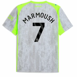 Manchester City Fußballtrikot Marmoush #7 2025-26 Ausweichtrikot Herren