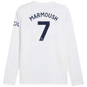 Manchester City Fußballtrikot Marmoush #7 2026-27 Ausweichtrikot Herren Langarm