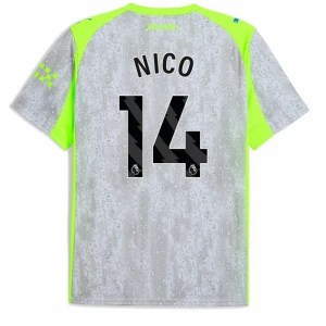 Manchester City Fußballtrikot Nico #14 2025-26 Ausweichtrikot Herren