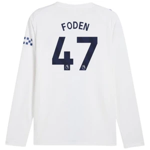 Manchester City Fußballtrikot Phil Foden #47 2026-27 Ausweichtrikot Herren Langarm