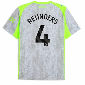 Manchester City Fußballtrikot Reijnders #4 2025-26 Ausweichtrikot Herren