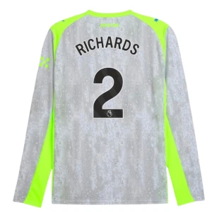 Manchester City Fußballtrikot Richards #2 2025-26 Ausweichtrikot Herren Langarm