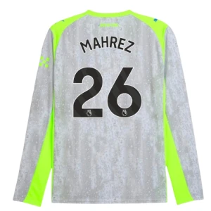 Manchester City Fußballtrikot Riyad Mahrez #26 2025-26 Ausweichtrikot Herren Langarm