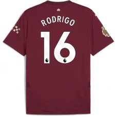 Manchester City Fußballtrikot Rodrigo #16 2024-25 Ausweichtrikot Herren