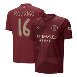 Manchester City Fußballtrikot Rodrigo #16 2024-25 UCL Ausweichtrikot Herren