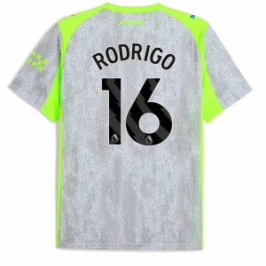 Manchester City Fußballtrikot Rodrigo #16 2025-26 Ausweichtrikot Herren