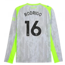 Manchester City Fußballtrikot Rodrigo #16 2025-26 Ausweichtrikot Herren Langarm