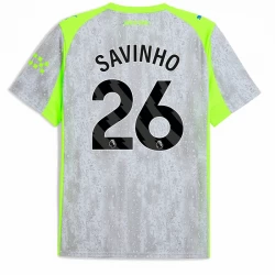 Manchester City Fußballtrikot Savinho #26 2025-26 Ausweichtrikot Herren