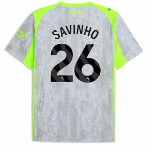 Manchester City Fußballtrikot Savinho #26 2025-26 Ausweichtrikot Herren