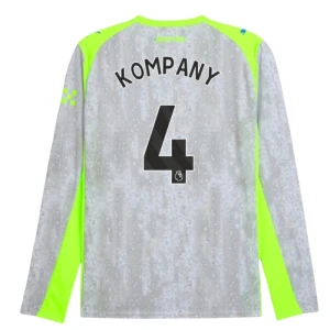 Manchester City Fußballtrikot Vincent Kompany #4 2025-26 Ausweichtrikot Herren Langarm