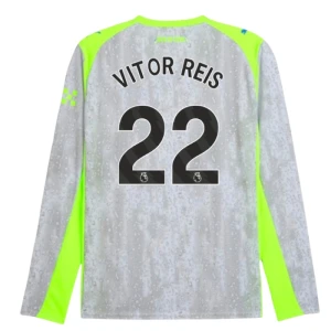 Manchester City Fußballtrikot Vitor Reis #22 2025-26 Ausweichtrikot Herren Langarm