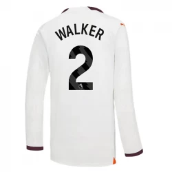 Manchester City Fußballtrikots 2023-24 Kyle Walker #2 Auswärtstrikot Herren Langarm