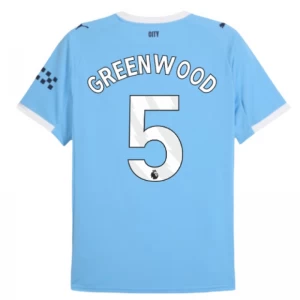 Manchester City Greenwood #5 Fußballtrikot 2025-26 Heimtrikot Herren