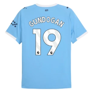 Manchester City Gundogan #19 Fußballtrikot 2025-26 Heimtrikot Herren