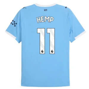 Manchester City Hemp #11 Fußballtrikot 2025-26 Heimtrikot Herren