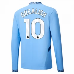 Manchester City Jack Grealish #10 Fußballtrikot 2024-25 Heimtrikot Herren Langarm