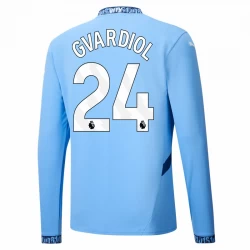 Manchester City Josko Gvardiol #24 Fußballtrikot 2024-25 Heimtrikot Herren Langarm